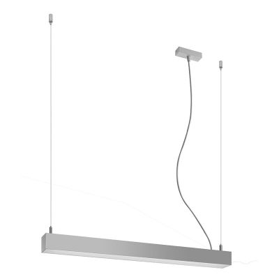 Lámpara colgante de aluminio gris, Mascha, 22W, 3000K LED