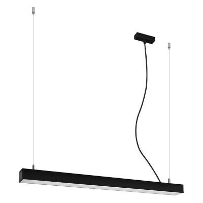Lámpara colgante de aluminio negra, Mascha, 31W, 3000K LED
