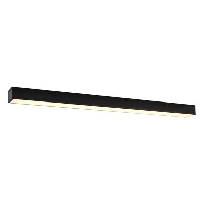 Lámpara de techo de aluminio negra, Mascha, 31W, 3000K LED