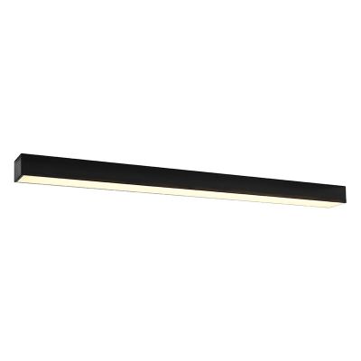 Lámpara de techo de aluminio negra, Mascha, 38W, 3000K LED
