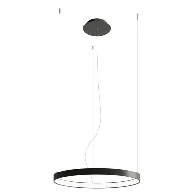Lámpara colgante de aluminio negra, Ringo, 30W, 3000K LED