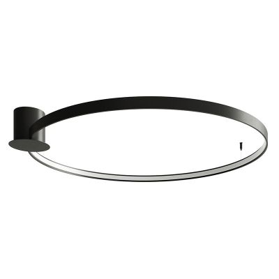 Plafón de techo de aluminio negro, Ringo, 70W, 3000K LED