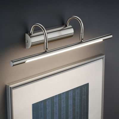 Lámpara para cuadros antigua níquel, Marino, 8W, 3000K LED