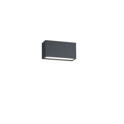Lámpara exterior moderna antracita, Seby, 10W, 3000K LED, IP65