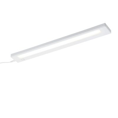 Iluminación bajo muebles cocina de plástico blanca, Sinem, 7W, 3000K LED, con interruptor