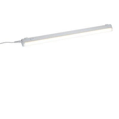 Iluminación bajo muebles cocina de plástico blanca, Irmak, 7W, 3000K LED, con interruptor