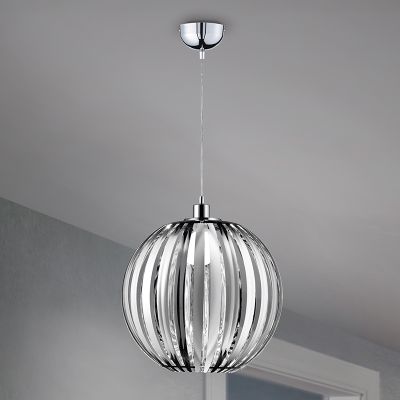 Lámpara colgante diseño cromada, Latanya
