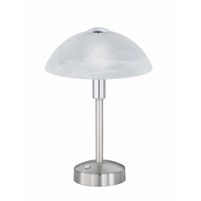 Lampada banquero antigua níquel, Notaris, 4W, 3000K LED, con interruptor