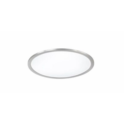 Plafón de techo moderno níquel, Badria, 25W, 3000K LED