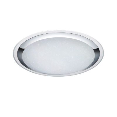 Plafón de techo moderno blanco, Romain, 95W, ajustable entre luz blanco cálido y frío LED, con mando a distancia
