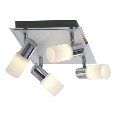 Foco de techo de vidrio gris, Morely, 4,3W, 3000K LED