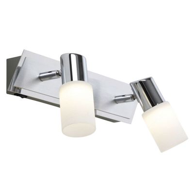 Foco de techo de vidrio gris, Morely, 4,3W, 3000K LED, con interruptor