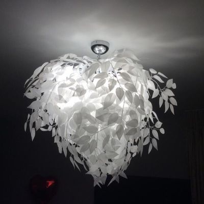 Lámpara colgante retro cromada, Urwa