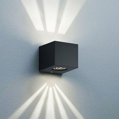 Lámpara exterior diseño negra, Sandby, 2W, 3000K LED, IP44