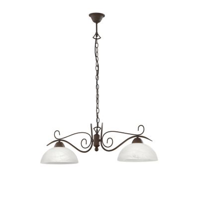 Lámpara colgante antigua blanca, Jared