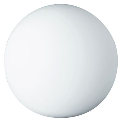 Lámpara de mesa de vidrio blanca, Lexie, con interruptor