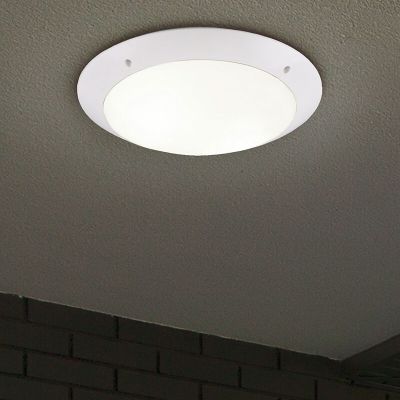 Plafón de techo moderno blanco, Gandrup, IP54