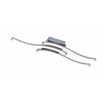 Plafón de techo diseño níquel, Go, 5W, 3000K LED