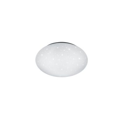 Plafón de techo de plástico blanco, Vanysia, 18W, 4000K LED, IP44