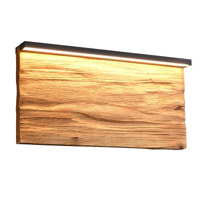 Aplique diseño madera, Tanneke, 13W, 3000K LED, regulable en 3 pasos