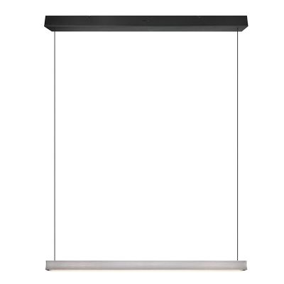 Lámpara colgante moderna níquel, Wishal, 29W, white switch LED, regulable en 3 pasos