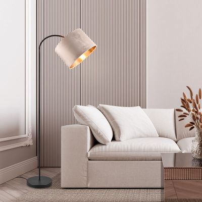 Lámpara de arco moderna beige, Ercan