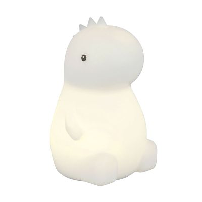 Lámpara de mesa infantil de plástico blanca, Vedat, 0,5W, RGBW LED, con interruptor