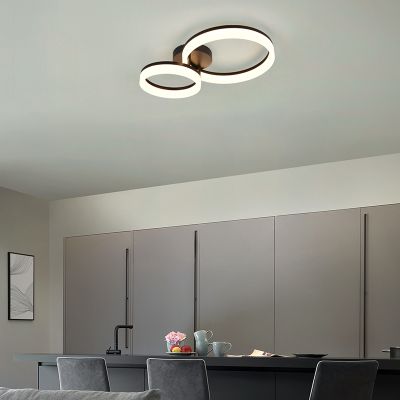 Lámpara de techo diseño negra, Ufuk, 22W, 3000K LED