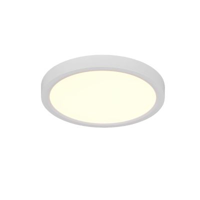 Plafón de techo moderno blanco, Zayd, 18W, white switch LED, regulable en 3 pasos