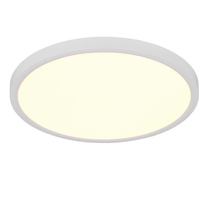 Plafón de techo moderno blanco, Zayd, 30W, white switch LED, regulable en 3 pasos