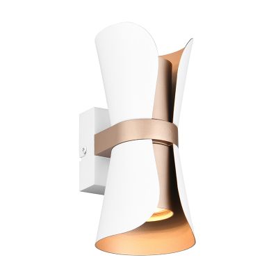 Aplique diseño blanco, Suad, con interruptor