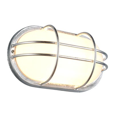 Lámpara exterior bulleye de metal zinc, Shifra, IP44