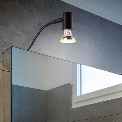Aplique baño moderno negro, Martika, IP44