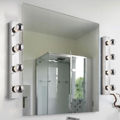 Aplique baño moderno cromado, Rinaldo, IP44