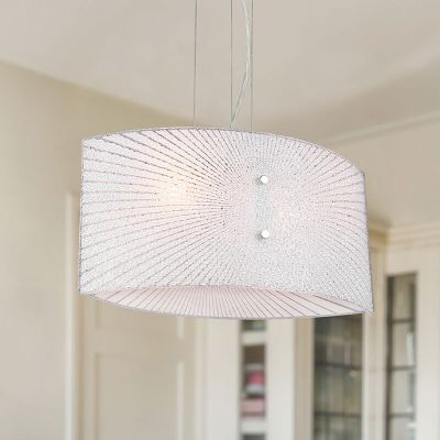 Lámpara colgante de metal cromada, Quinten