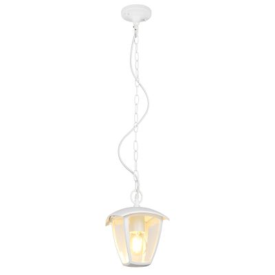 Lámpara exterior moderna blanca, Samatar, IP44