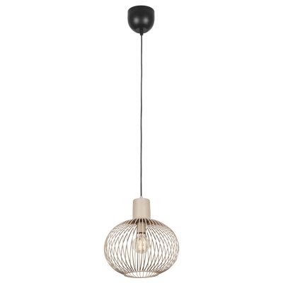 Lámpara colgante industrial beige, Gjalt