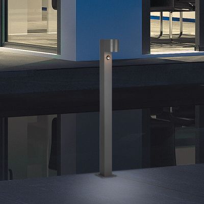 Lámpara de pie exterior con sensor de movimiento moderna antracita, Laurien, IP44