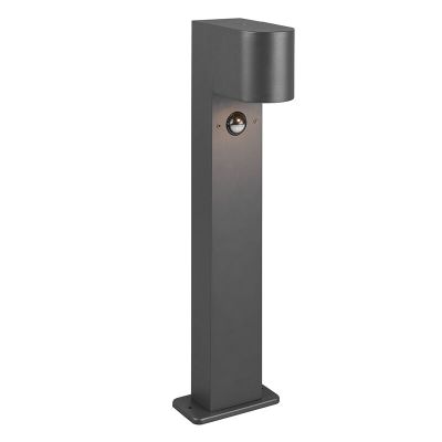 Lámpara de pie exterior con sensor de movimiento moderna antracita, Laurien, IP44