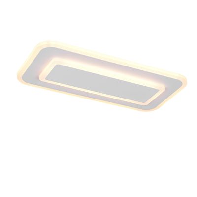 Plafón de techo moderno blanco, Ulrike, regulable en 3 pasos