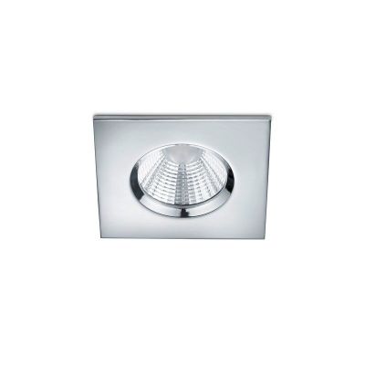 Foco empotrable baño moderno cromado, Iman, 5W, 3000K LED, IP65