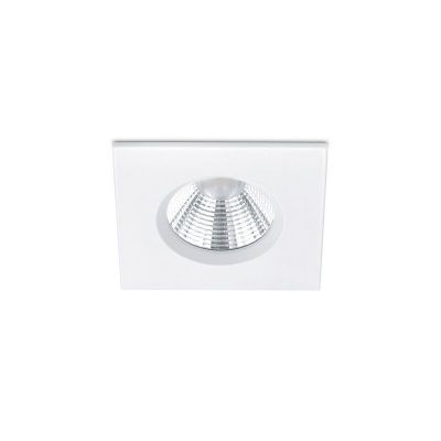 Foco empotrable baño moderno blanco, Iman, 5W, 3000K LED, IP65