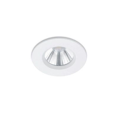 Foco empotrable baño moderno blanco, Iman, 5W, 3000K LED, IP65