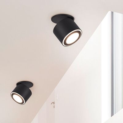 Plafón de techo moderno negro, Jorno, 3,5W, 3000K LED