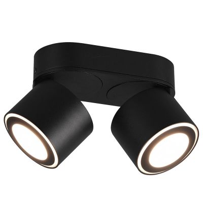 Plafón de techo moderno negro, Jorno, 3,5W, 3000K LED