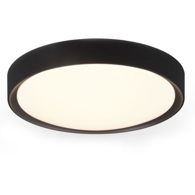 Lámpara de techo baño de plástico blanca, Evelina, 18W, 3000K LED, IP44