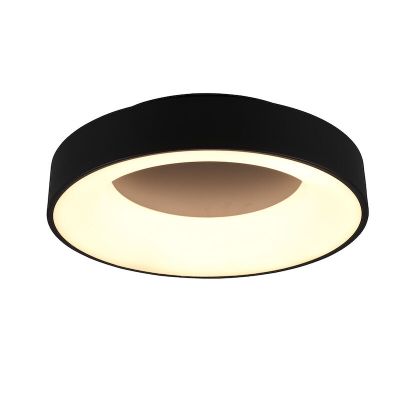 Plafón de techo moderno negro, Jered, 27W, 3000K LED