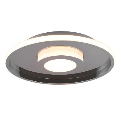 Lámpara de techo baño moderna cromada, Kayla, 35W, 3000K LED, IP44
