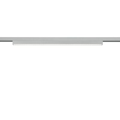 Lámpara de pinza gris Chloe para carril bifásico