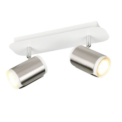 Foco de techo moderno níquel, Quintijn